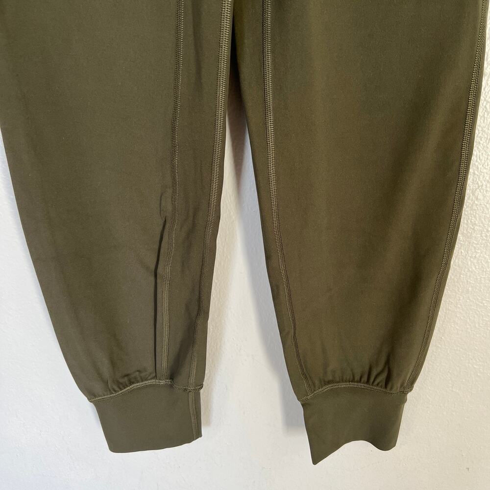 Lululemon Women's Align High Rise Jogger Pants Dark Olive Green Size 4 Pockets - Picture 4 of 10